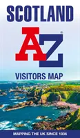 Écosse A-Z carte visiteurs - Scotland A-Z Visitors Map