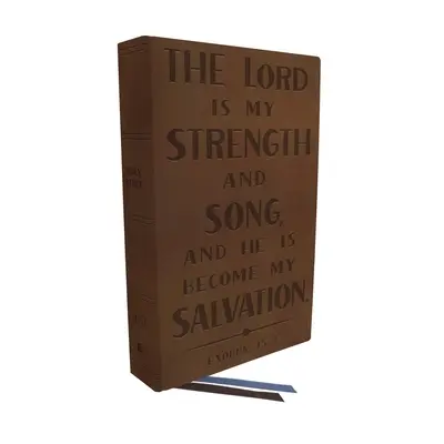 Kjv, Personal Size Reference Bible, Verse Art Cover Collection, Genuine Leather, Brown, Red Letter, Comfort Print : Sainte Bible, version du roi Jacques - Kjv, Personal Size Reference Bible, Verse Art Cover Collection, Genuine Leather, Brown, Red Letter, Comfort Print: Holy Bible, King James Version