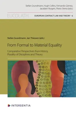 De l'égalité formelle à l'égalité matérielle : Perspectives comparatives de l'histoire, de la pluralité des disciplines et de la théorie - From Formal to Material Equality: Comparative Perspectives from History, Plurality of Disciplines and Theory