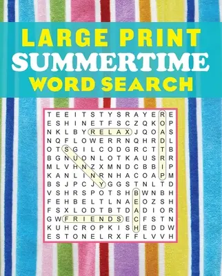 Mots cachés de l'été en gros caractères - Large Print Summertime Word Search