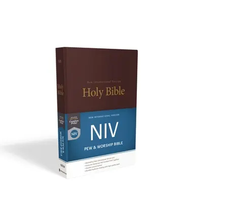 NIV, Pew and Worship Bible, couverture rigide, Bourgogne - NIV, Pew and Worship Bible, Hardcover, Burgundy