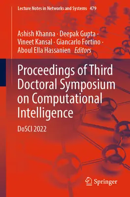 Actes du troisième symposium doctoral sur l'intelligence informatique : Dosci 2022 - Proceedings of Third Doctoral Symposium on Computational Intelligence: Dosci 2022