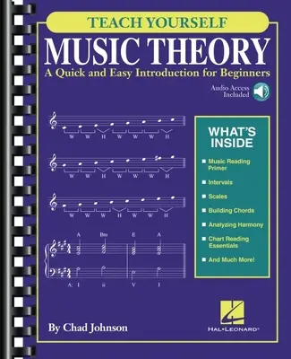 Teach Yourself Music Theory : Une introduction rapide et facile pour les débutants avec accès audio inclus - Teach Yourself Music Theory: A Quick and Easy Introduction for Beginners with Audio Access Included