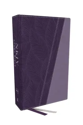 NKJV Study Bible, Leathersoft, Purple, Full-Color, Thumb Indexed, Comfort Print : La ressource complète pour l'étude de la Parole de Dieu. - NKJV Study Bible, Leathersoft, Purple, Full-Color, Thumb Indexed, Comfort Print: The Complete Resource for Studying God's Word
