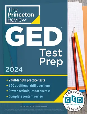 Princeton Review GED Test Prep, 2024 : 2 tests blancs + révision et techniques + exercices en ligne - Princeton Review GED Test Prep, 2024: 2 Practice Tests + Review & Techniques + Online Features