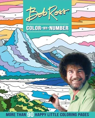 Coloriage Bob Ross - Bob Ross Color-By-Number