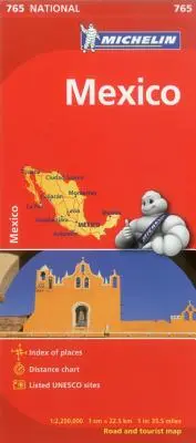 Carte Michelin Mexique 765 - Michelin Map Mexico 765