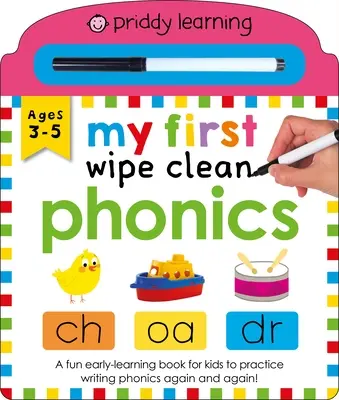 Priddy Learning : My First Wipe Clean Phonics (Ma première phonétique essuyée) - Priddy Learning: My First Wipe Clean Phonics