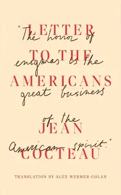 Lettre aux Américains - Letter to the Americans