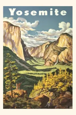 Journal d'époque Affiche de Trevel pour le parc national de Yosemite - Vintage Journal Trevel Poster for Yosemite National Park