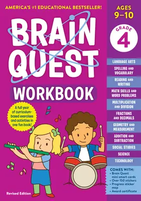 Cahier d'exercices Brain Quest : Édition révisée pour les élèves de 4e année - Brain Quest Workbook: 4th Grade Revised Edition