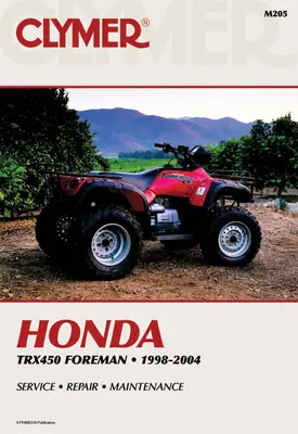 Honda Trx450 Foreman 1998-2004