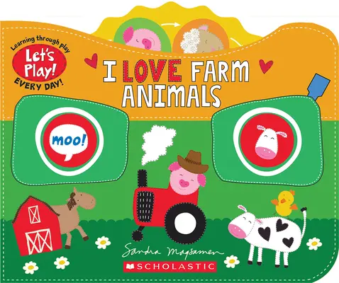 J'aime les animaux de la ferme (un livre de société Let's Play !) - I Love Farm Animals (a Let's Play! Board Book)