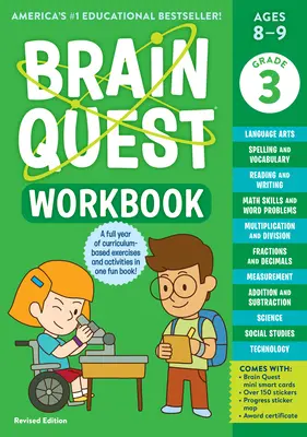 Cahier d'exercices Brain Quest : Édition révisée pour les élèves de 3e année - Brain Quest Workbook: 3rd Grade Revised Edition