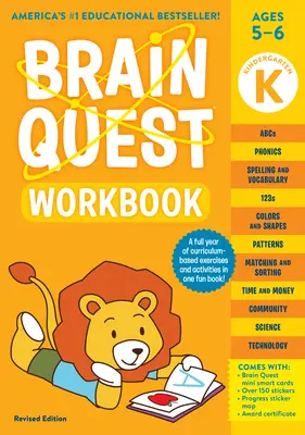 Cahier d'exercices Brain Quest : Édition révisée du jardin d'enfants - Brain Quest Workbook: Kindergarten Revised Edition