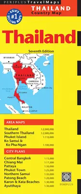 Carte de voyage de la Thaïlande - Thailand Travel Map