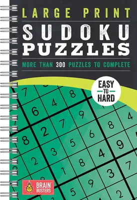 Sudoku Puzzles Green en gros caractères : Plus de 200 puzzles à compléter - Large Print Sudoku Puzzles Green: Over 200 Puzzles to Complete