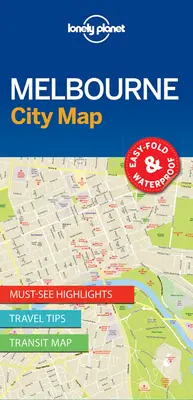 Lonely Planet Melbourne (carte des villes) 1 - Lonely Planet Melbourne City Map 1