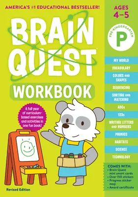 Cahier d'exercices Brain Quest : Édition révisée de la maternelle - Brain Quest Workbook: Pre-K Revised Edition