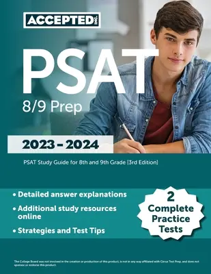 PSAT 8/9 Prep 2023-2024 : 2 Complete Practice Tests, PSAT Study Guide for 8th and 9th Grade [3rd Edition] (en anglais) - PSAT 8/9 Prep 2023-2024: 2 Complete Practice Tests, PSAT Study Guide for 8th and 9th Grade [3rd Edition]