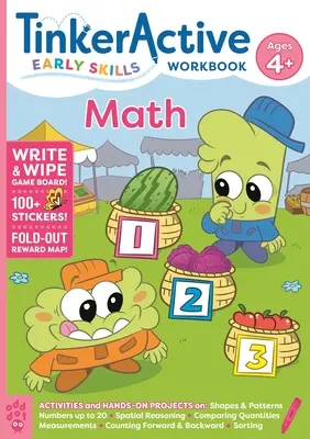 Tinkeractive Early Skills Math Workbook Ages 4+ (en anglais) - Tinkeractive Early Skills Math Workbook Ages 4+