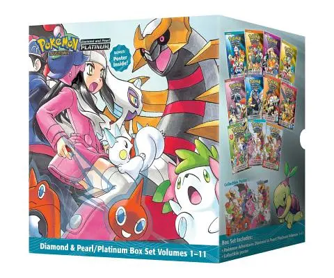 Coffret Pokemon Adventures Diamant et Perle / Platine - Comprend les volumes 1 à 11 - Pokemon Adventures Diamond & Pearl / Platinum Box Set - Includes Volumes 1-11