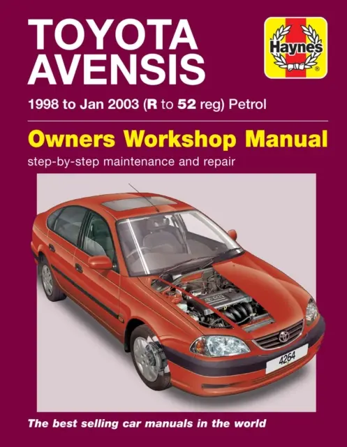 Manuel de réparation Haynes pour Toyota Avensis Petrol (98 - Jan 03) - Toyota Avensis Petrol (98 - Jan 03) Haynes Repair Manual