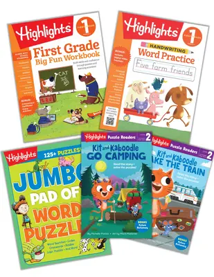 L'offre groupée d'apprentissage pour la première année d'école primaire - First Grade Learning Fun Bundle