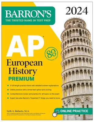 AP European History Premium, 2024 : 5 tests pratiques + révision complète + entraînement en ligne - AP European History Premium, 2024: 5 Practice Tests + Comprehensive Review + Online Practice