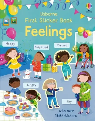 Premier livre d'autocollants : les sentiments - First Sticker Book Feelings