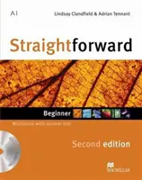 Straightforward, 2e édition, livre d'exercices pour débutants avec clé et CD - Straightforward 2nd Edition Beginner Workbook with key & CD