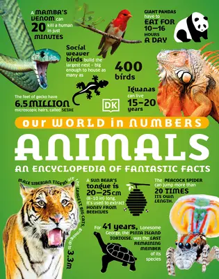 Notre monde en chiffres Animaux : Une encyclopédie de faits fantastiques - Our World in Numbers Animals: An Encyclopedia of Fantastic Facts