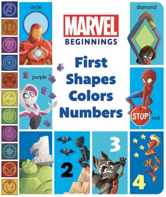 Marvel Beginnings : Les premières formes, couleurs et chiffres - Marvel Beginnings: First Shapes, Colors, Numbers
