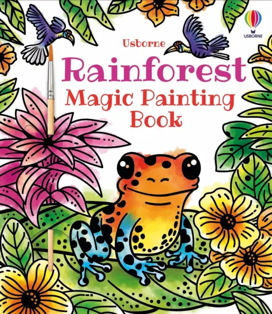 Livre de peinture magique Rainforest - Rainforest Magic Painting Book