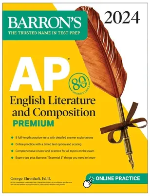 AP English Literature and Composition Premium, 2024 : 8 tests blancs + révision complète + entraînement en ligne - AP English Literature and Composition Premium, 2024: 8 Practice Tests + Comprehensive Review + Online Practice