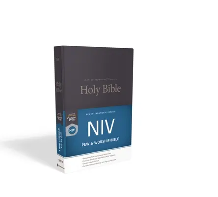 NIV, Bible d'église et d'adoration, couverture rigide, bleu - NIV, Pew and Worship Bible, Hardcover, Blue