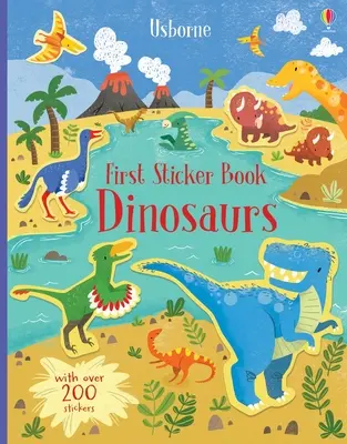 Premier Livre d'Autocollants Dinosaures - First Sticker Book Dinosaurs