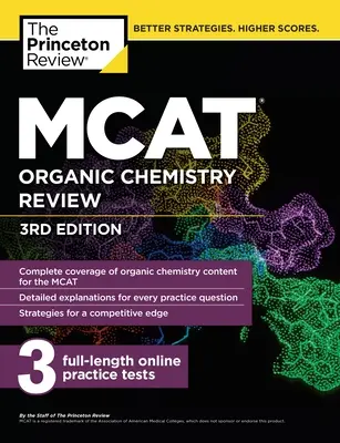 Examen de chimie organique du MCAT, 3e édition - MCAT Organic Chemistry Review, 3rd Edition