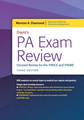 Davis's Pa Exam Review : Révision ciblée pour les examens Pance et Panre : Examen de la Pance et de la Panre : Révision ciblée pour la Pance et la Panre - Davis's Pa Exam Review: Focused Review for the Pance and Panre: Focused Review for the Pance and Panre