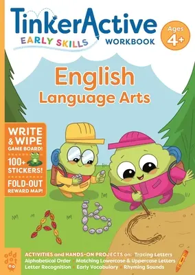 Tinkeractive Early Skills English Language Arts Workbook Ages 4+ (en anglais) - Tinkeractive Early Skills English Language Arts Workbook Ages 4+