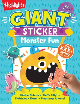 Autocollants géants pour s'amuser avec les monstres - Giant Sticker Monster Fun
