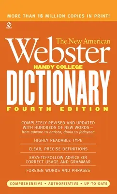 The New American Webster Handy College Dictionary : Quatrième édition - The New American Webster Handy College Dictionary: Fourth Edition