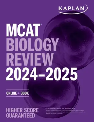 MCAT Biology Review 2024-2025 : En ligne + livre - MCAT Biology Review 2024-2025: Online + Book