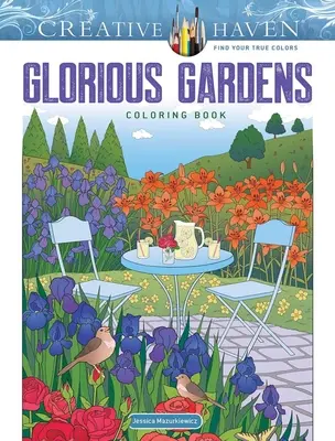 Livre de coloriage Creative Haven Gorgeous Gardens - Creative Haven Gorgeous Gardens Coloring Book