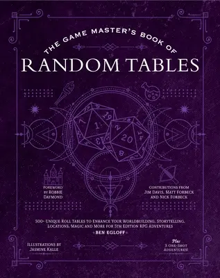 Le livre du maître de jeu des tables aléatoires étonnantes : 300+ Tables de Roulements uniques pour améliorer votre construction du monde, votre narration, vos lieux, votre magie et bien plus encore. - The Game Master's Book of Astonishing Random Tables: 300+ Unique Roll Tables to Enhance Your Worldbuilding, Storytelling, Locations, Magic and More fo