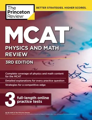 Examen de physique et de mathématiques du MCAT, 3e édition - MCAT Physics and Math Review, 3rd Edition