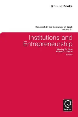 Institutions et esprit d'entreprise - Institutions and Entrepreneurship