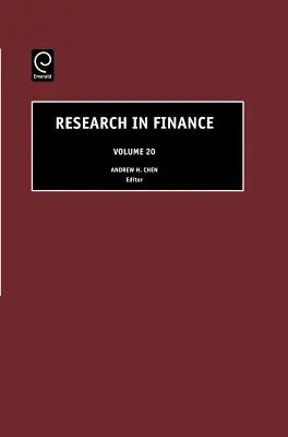 Recherche en finance - Research in Finance