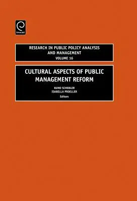 Aspects culturels de la réforme de la gestion publique - Cultural Aspects of Public Management Reform