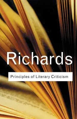 Principes de la critique littéraire - Principles of Literary Criticism